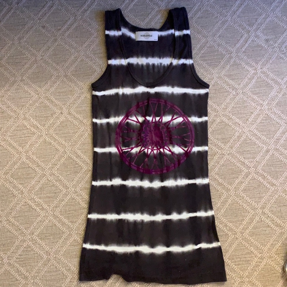 Soul Cycle Tie-dye Tank- Large